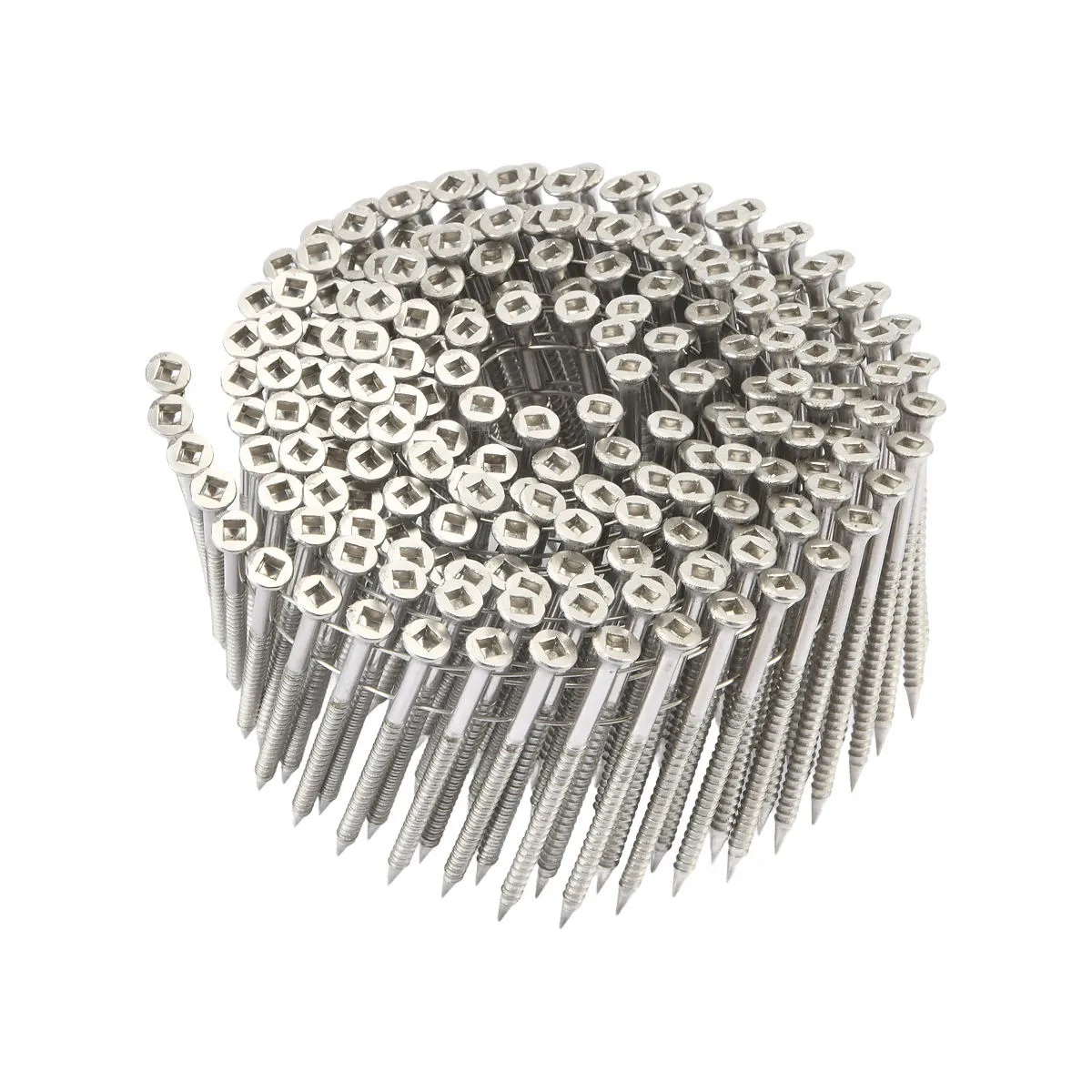 15 Degree Wire Collated Coil Screw Nails
