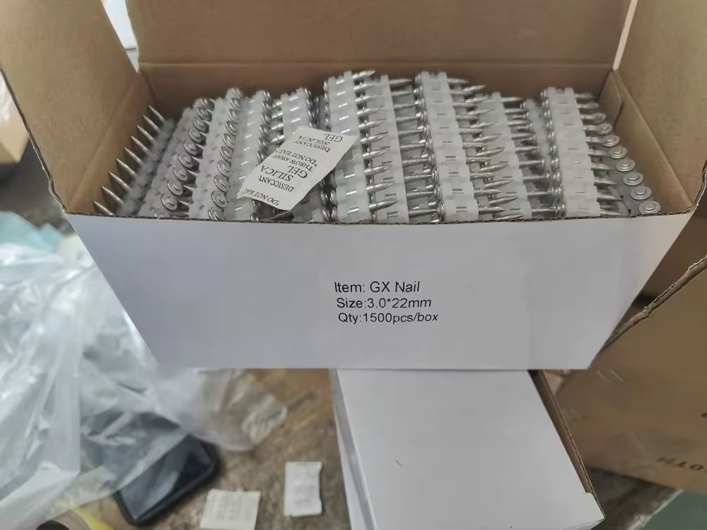 GX120 Plastic Collated Concrete Nails - Image 2